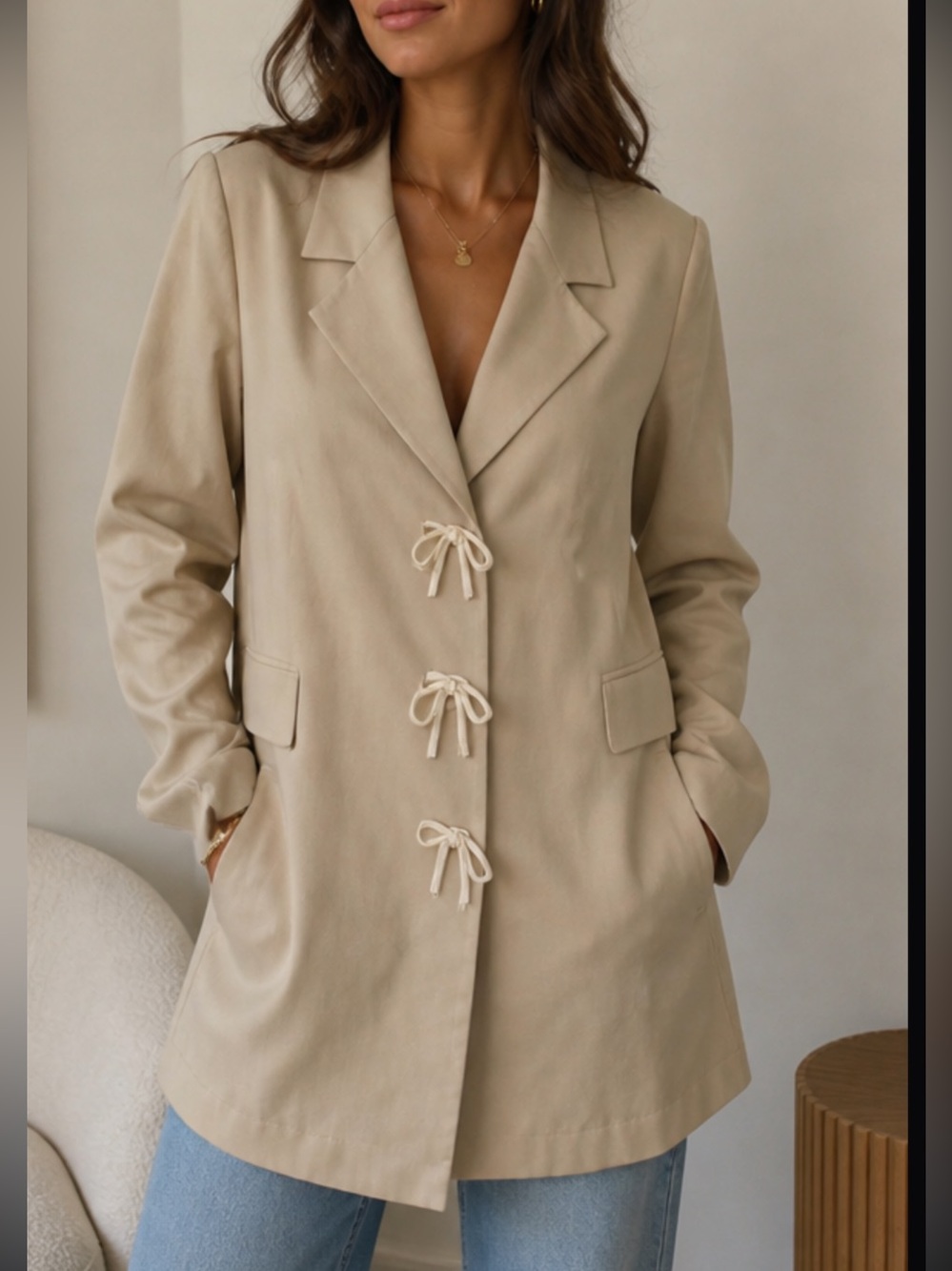 Dana Buchman Women's Blazer Sz 16 linen blend